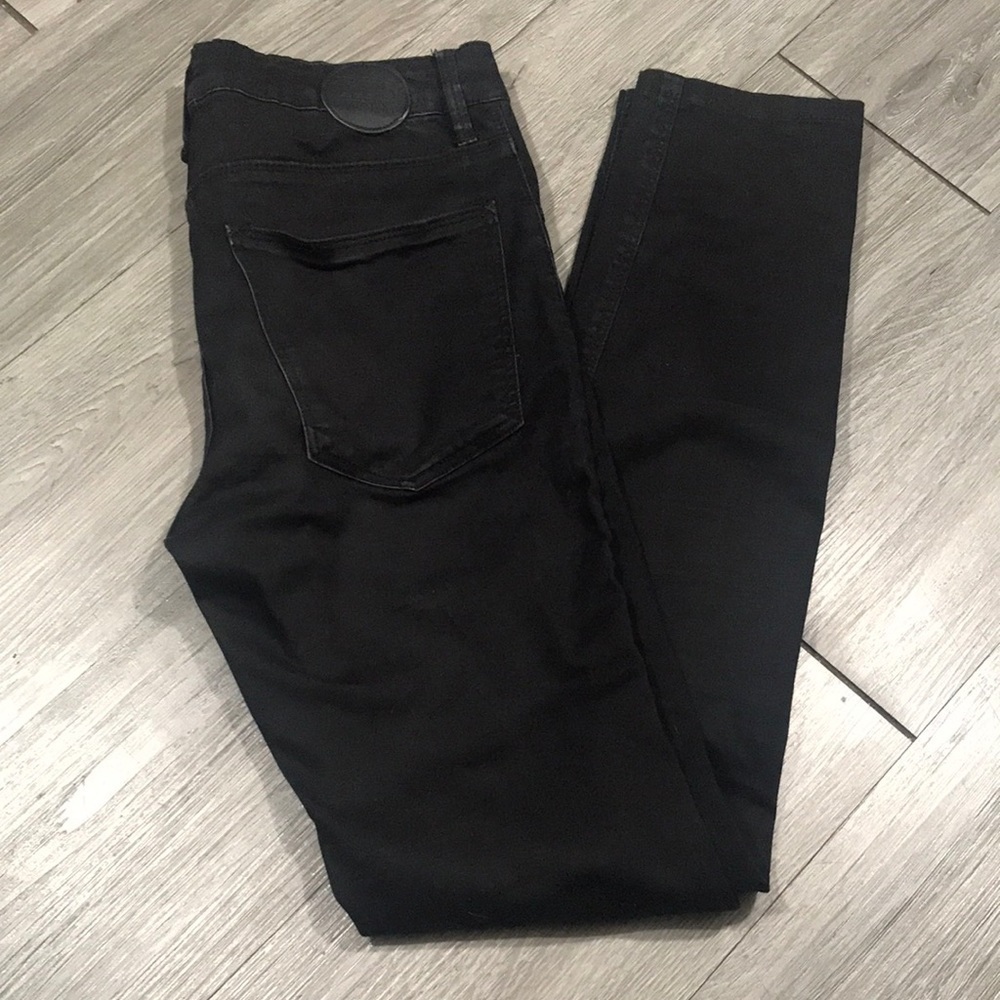 RES‎ Denim Ankle Black ‘KITTY SKINNY’ Medium Rise Jeans size 27